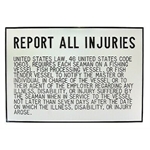 Injury Plaque